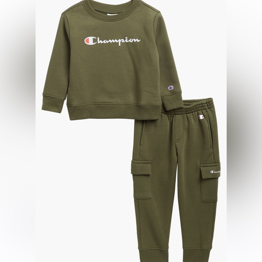 Champion Kids' Green Cargo Joggers